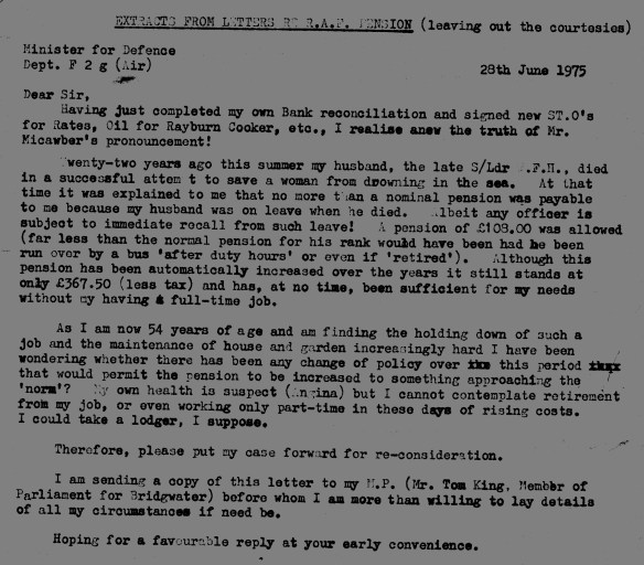 re RAF Pension 1